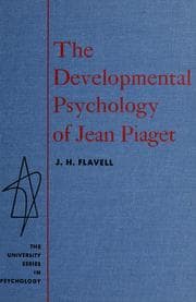 Tapa de The developmental psychology of Jean Piaget