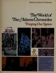 Tapa de The World of the Adams chronicles