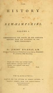 Tapa de The history of New-Hampshire