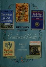 Tapa de Reader's Digest Condensed Books--Volume Three - 1961 - Summer Selections