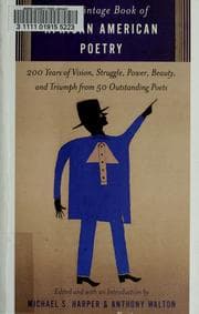 Tapa de The Vintage book of African American poetry