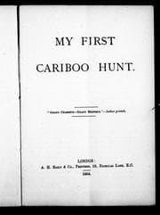 Tapa de My first cariboo hunt