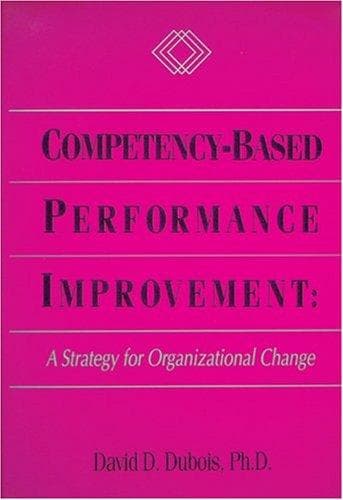 Tapa de Competency Based Performance Improvement