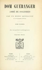 Tapa de Par un moine bénédictin--