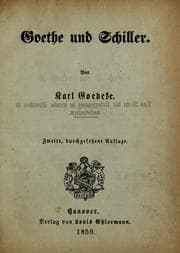 Tapa de Goethe und Schiller