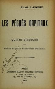 Tapa de Les Peches capitaux, quinze discours