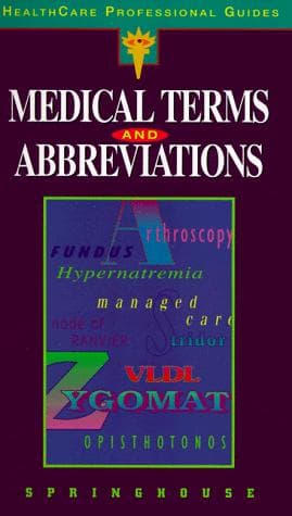 Tapa de Medical terms and abbreviations