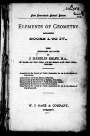 Tapa de Elements of geometry