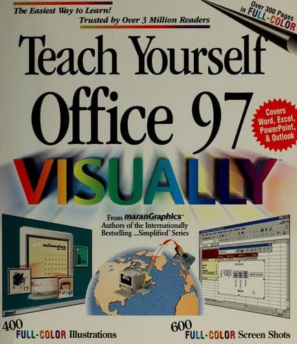 Tapa de Teach yourself Office 97 visually