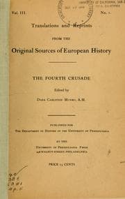 Tapa de The Fourth Crusade