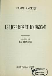 Tapa de Le Livre d'or du Bourgogne