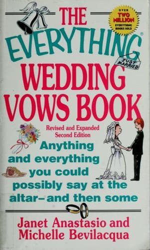 Tapa de The everything wedding vows book
