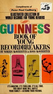 Tapa de Guinness book of young recordbreakers