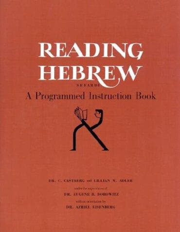 Tapa de Reading Hebrew