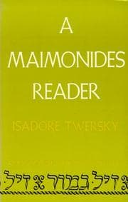 Tapa de Maimonides Reader