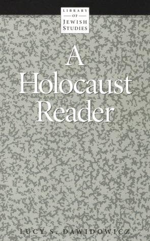 Tapa de A Holocaust reader