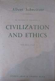 Tapa de Civilization and ethics