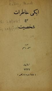 Tapa de İki hāṭırāt üç şahṣīyet