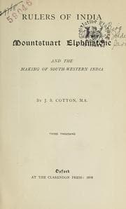 Tapa de Mountstuart Elphinstone, and the making of southwestern India