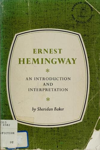 Tapa de Ernest Hemingway