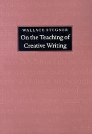 Tapa de On the teaching of creative writing
