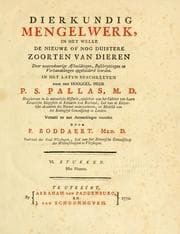 Tapa de Dierkundig mengelwerk, in het welke de nieuwe of nog duistere zoorten van dieren ... opgehelderd worden
