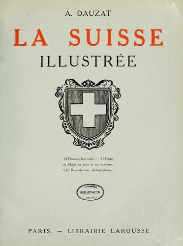 Tapa de La Suisse illustree