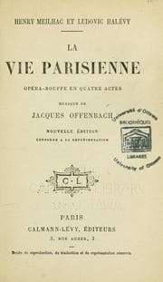 Tapa de La vie parisienne