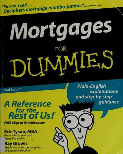 Tapa de Mortgages for dummies