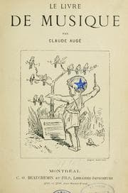 Tapa de Le livre de musique