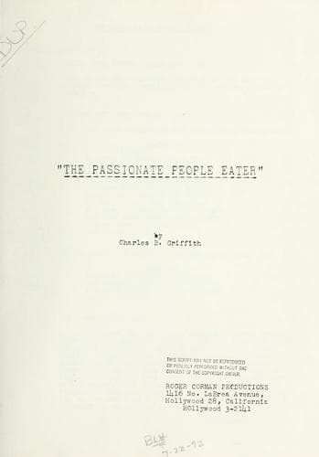 Tapa de The passionate people eater