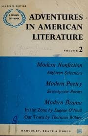 Tapa de Adventures in American literature