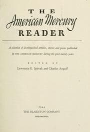 Tapa de The  American mercury reader