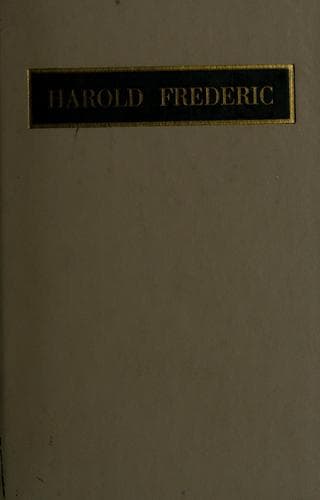 Tapa de Harold Frederic