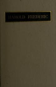 Tapa de Harold Frederic