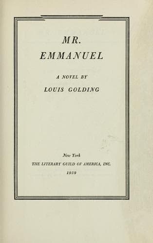Tapa de Mr. Emmanuel
