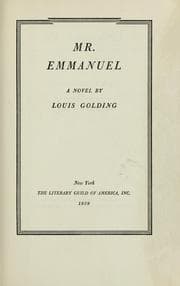 Tapa de Mr. Emmanuel