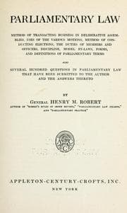 Tapa de Parliamentary law