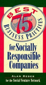 Tapa de 75 best business practices for socially responsible companies