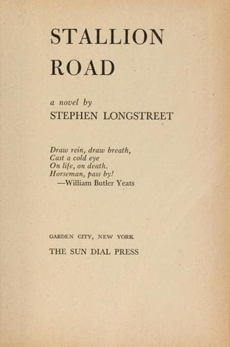Tapa de Stallion road