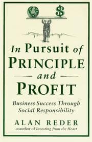 Tapa de In pursuit of principle and profit