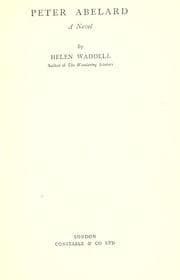 Tapa de Peter Abelard