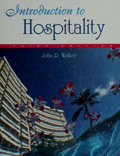 Tapa de Introduction to hospitality