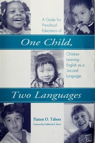 Tapa de One child, two languages