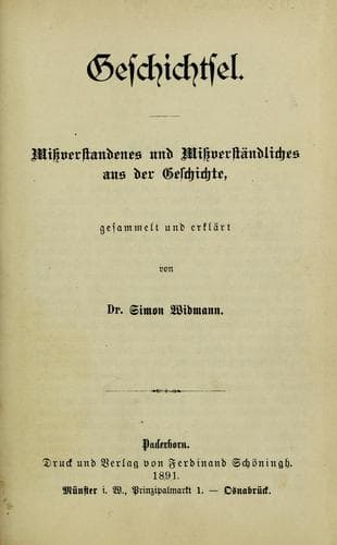 Tapa de Geschichtsel