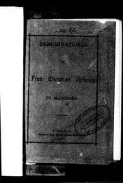 Tapa de Denominational or free Christian schools in Manitoba