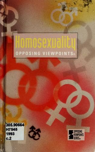 Tapa de Homosexuality