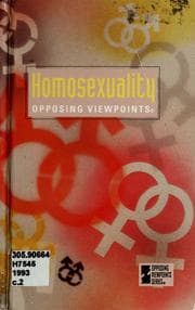 Tapa de Homosexuality
