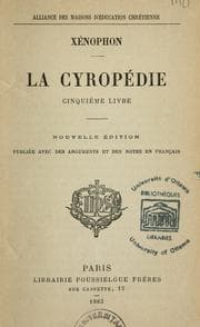 Tapa de La Cyropédie