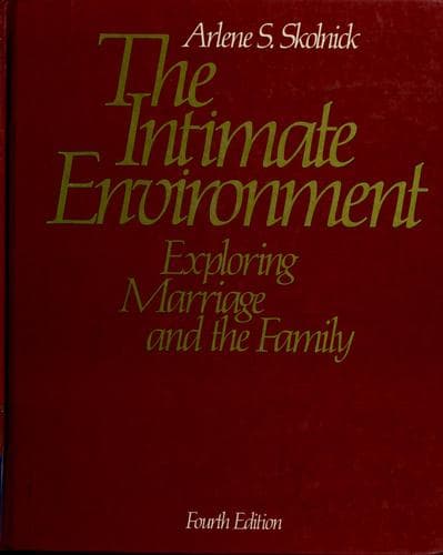 Tapa de The intimate environment